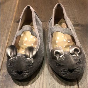 Cute little mouse shoes.